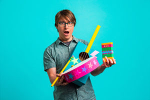 Justin Roberts, Musician, house hold instruments, singer, songwriter, children’s music