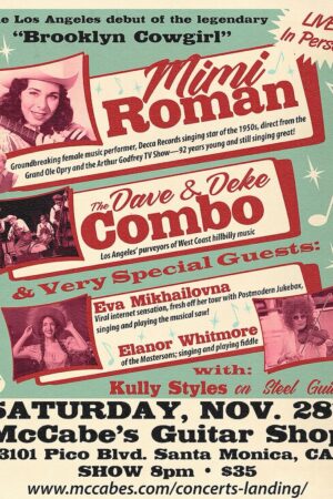 MIMI ROMAN w/ The DAVE & DEKE Combo